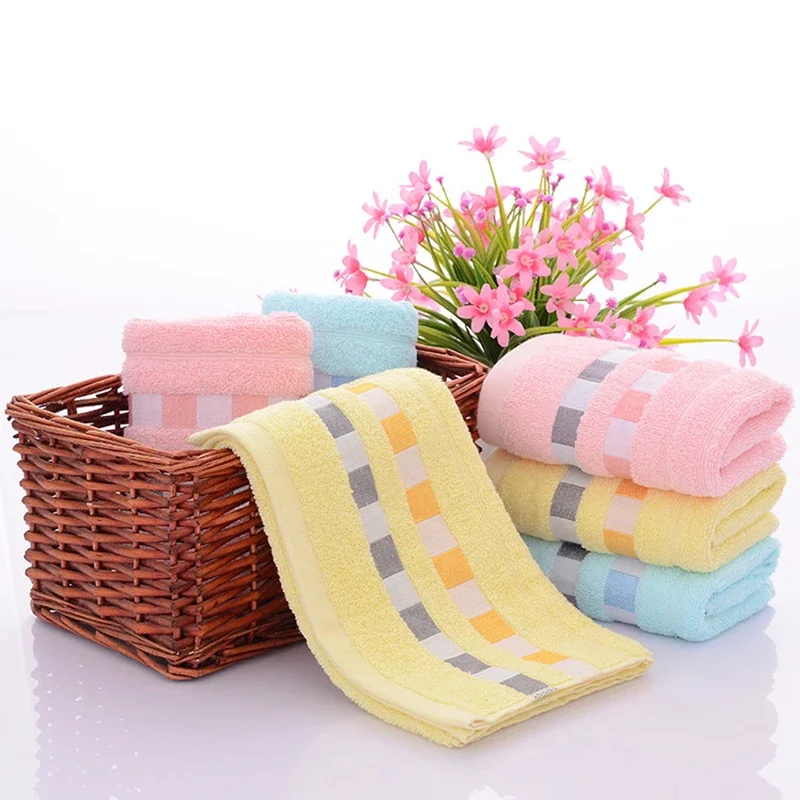 

1 Piece of Household Cotton Adult Face Towel, Soft Absorbent and Quick-drying Towel, Bath Towel