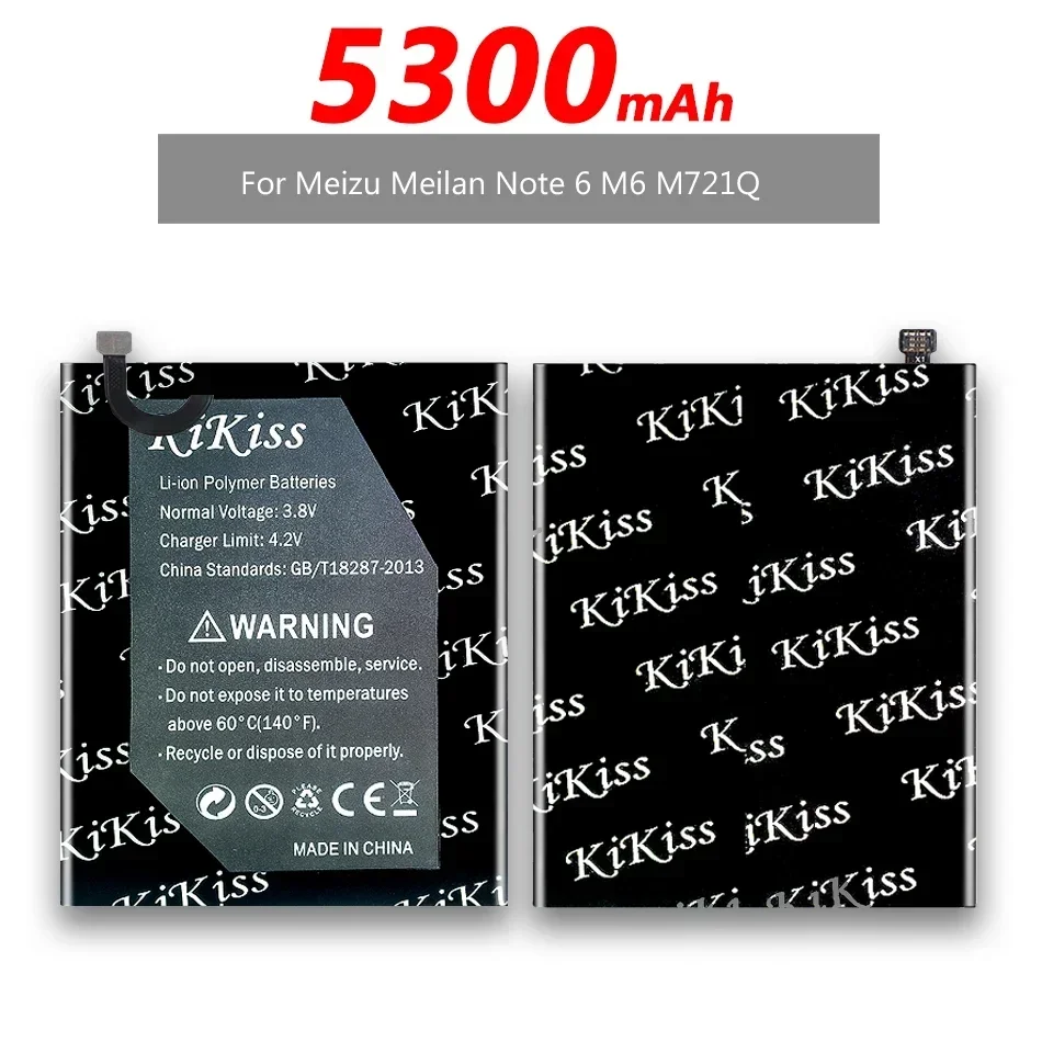 Аккумулятор BA721 BA 721 5300 мАч для Meizu Meilan Note 6 Note6 M6 M721Q M721H M721L + бесплатные инструменты