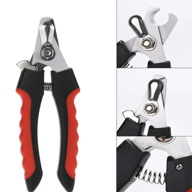 New Dog Nail Clippers Stainless Steel Pet Nail Clipper Professional Nailclipper Cat Scissors Cutters 1Pcs 4