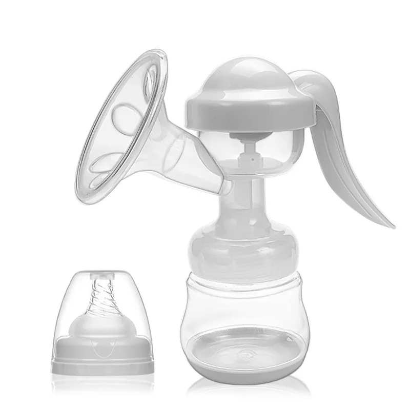 

Manual Breast Pump Baby Nipple Suction Feeding Milk Bottles Breasts Pumps Food grade silicone BPA free