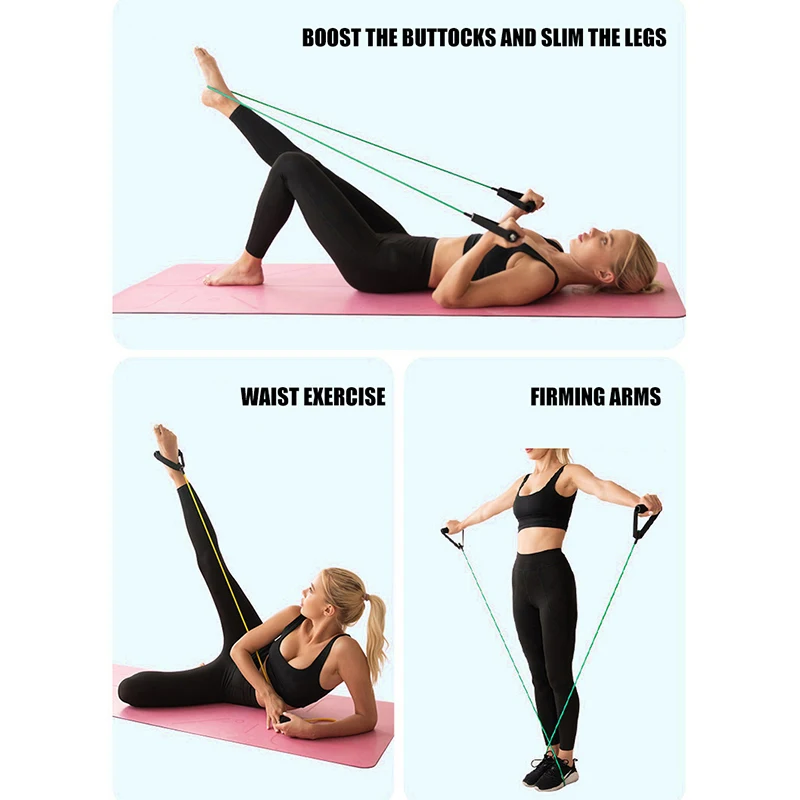 1 Шт. 4-уровневые Эспандеры С Ручками Для Домашних Тренировок Силовые Тренировки