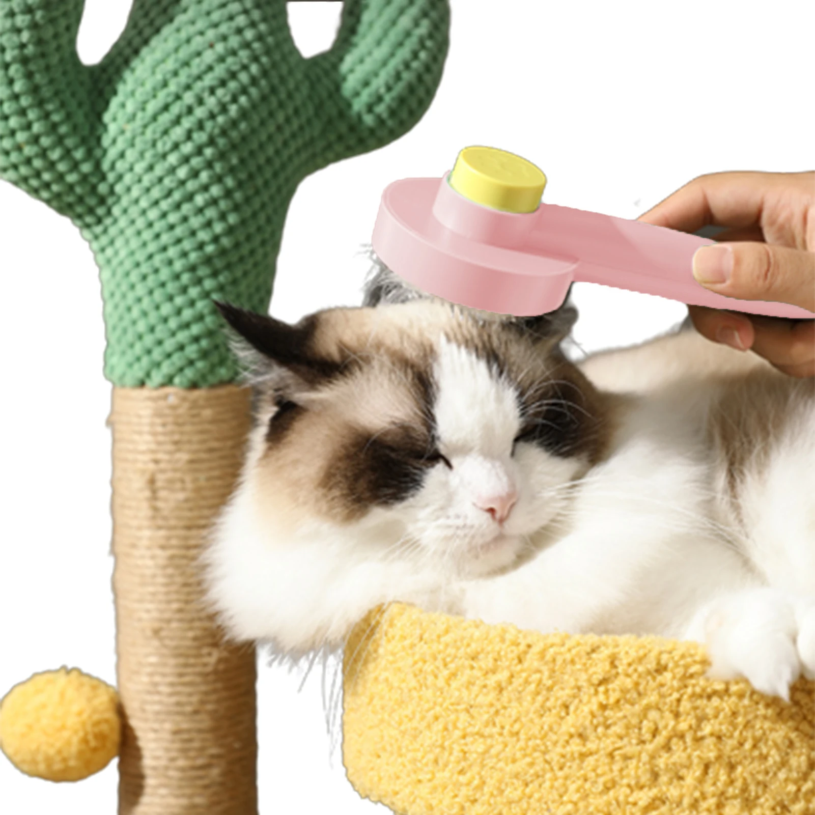 

Щетка для вычесывания кошек и собак, щетка для вычесывания шерсти у милой собаки, щетка для груминга кошек и собак, щетка для ухода за питомц...