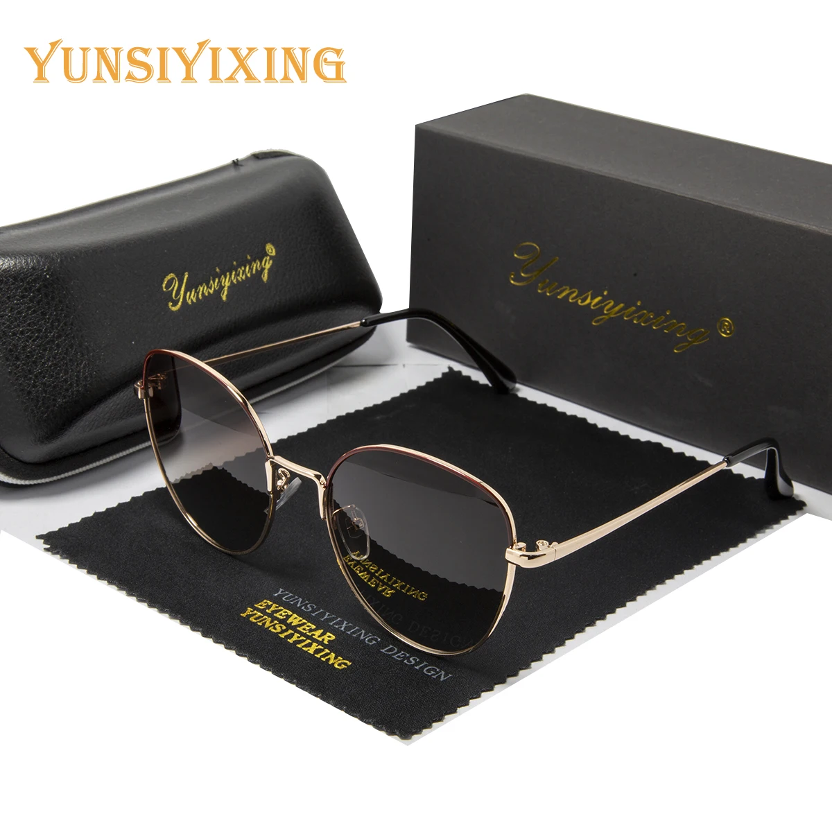 

YUNSIYIXING Retro TAC Polarized Sunglasses Men Fashion Sun Glasses Women Classic Brand Metal Driving Eyewear Uv400 High Quality