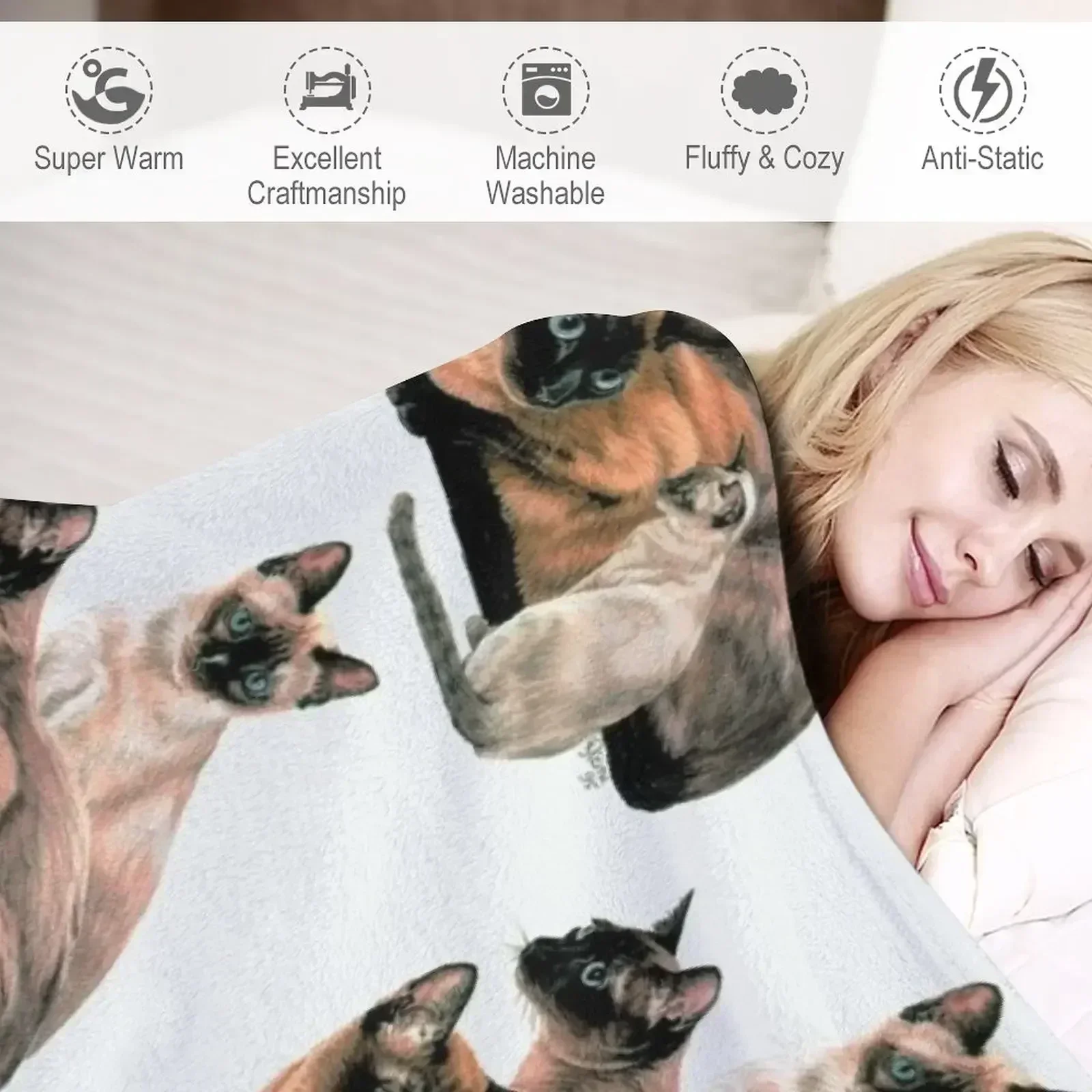 Тонкинское ассортиментное одеяло персонализированное подарочное роскошные