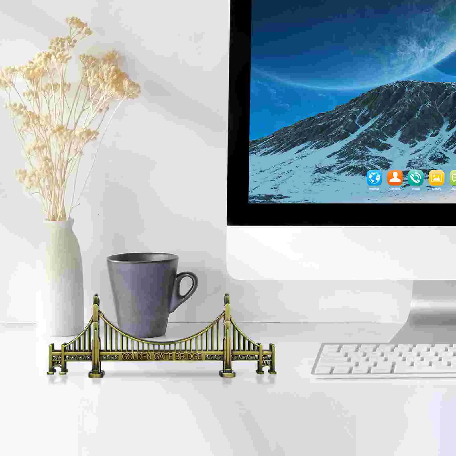 Кукольный домик мебель орнамент модель моста винтажный декор скульптура