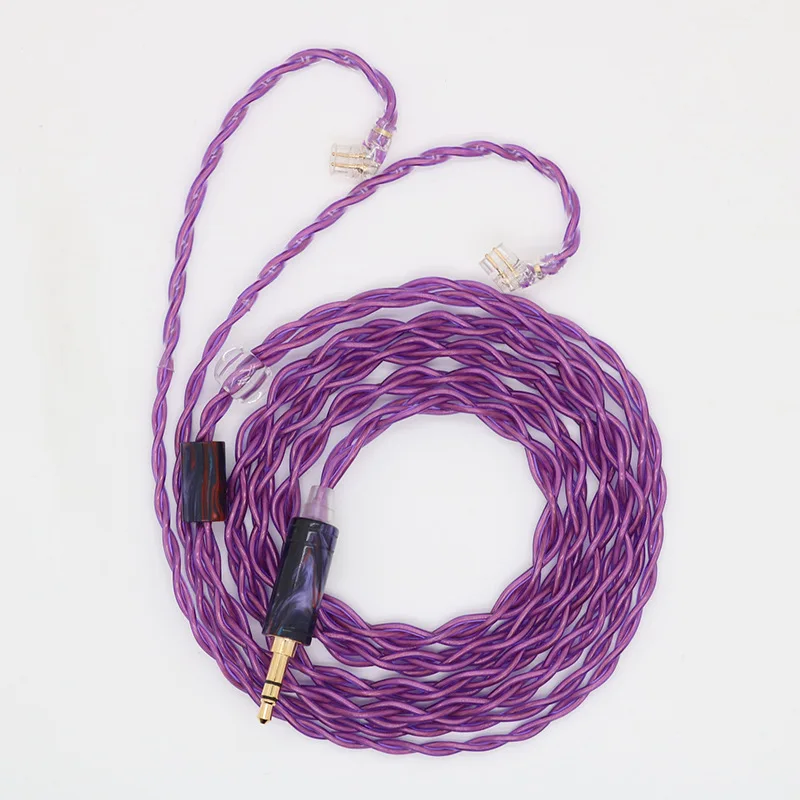 

4 share single crysal copper wire silver plated purple 0.78mm 0.78QDC