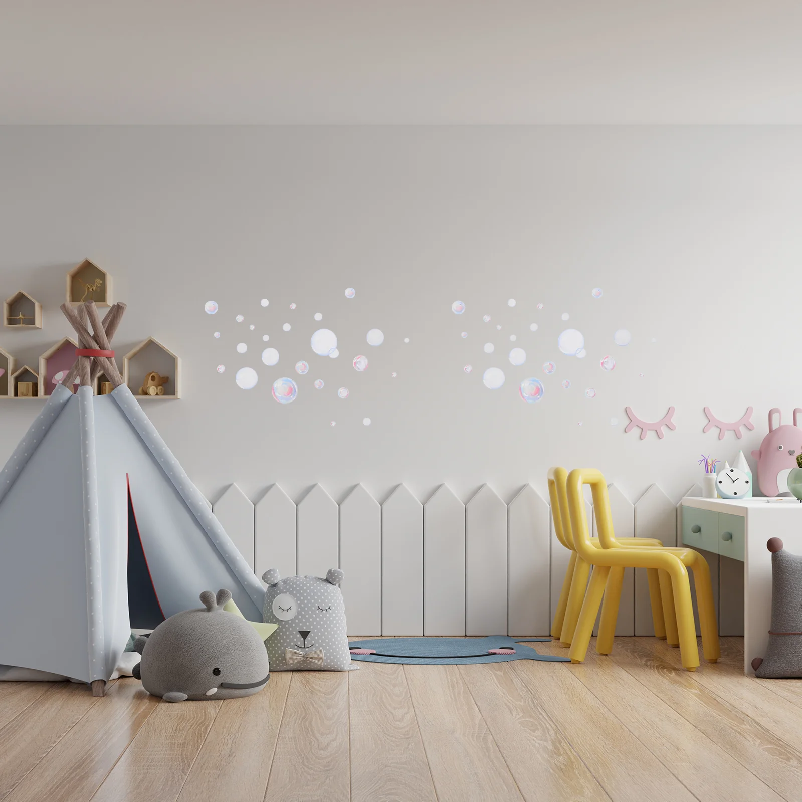 2 листа универсальные декоративные наклейки на стену гостиной