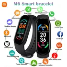 Смарт-браслет Xiaomi M6 Водонепроницаемый Фитнес-браслет Пульсоксиметр шагомер спортивные часы Bluetooth часы Мужские Женские Смарт-часы