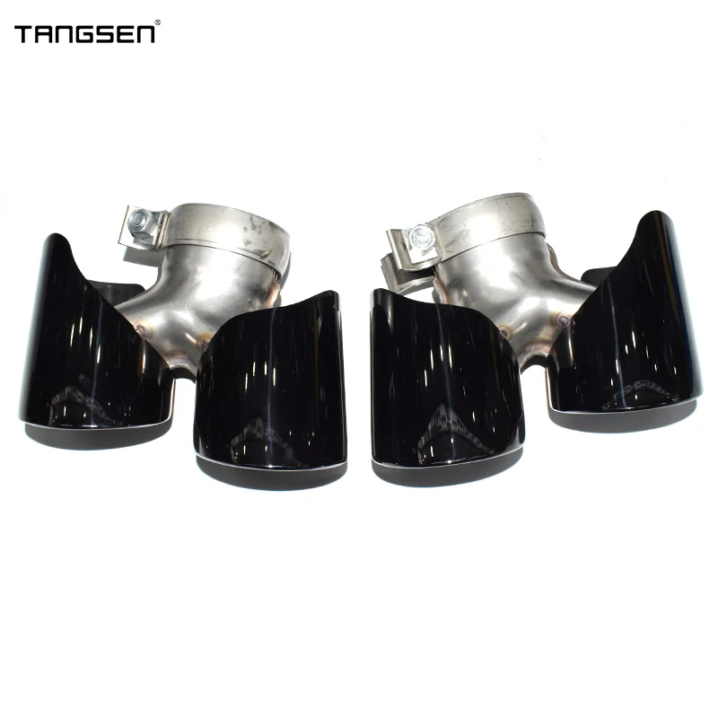 Для Porsche 911 2013-2019 гг. выхлопная труба с квадратным ртом модернизация круглый рот