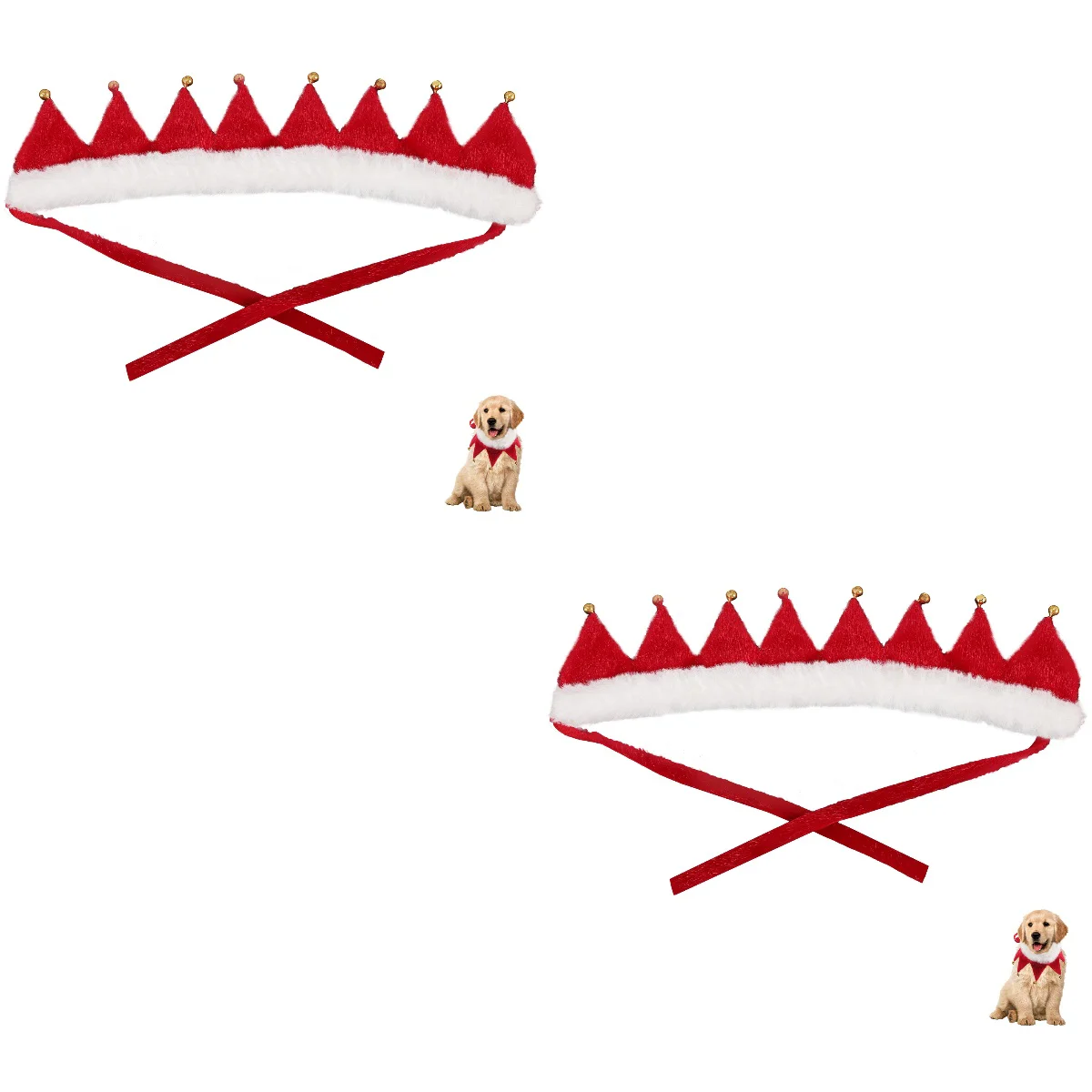 

Collar Dog Pet Holiday Cat Christmas Bell Collarsscarf Dogsneck Bib Jingle Personalized Scarves Ring Animal Winter Rabbit