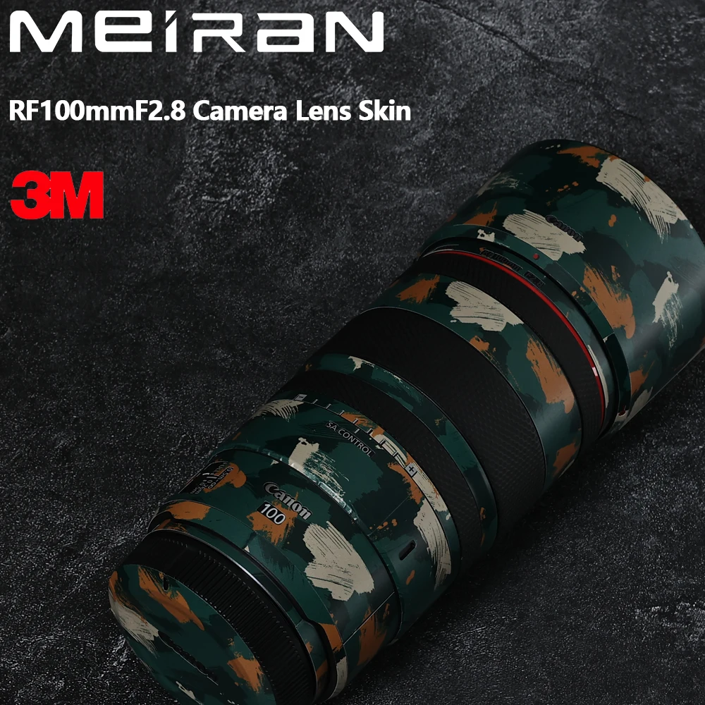 

RF100 F2.8 Wrap Skin Camera Lens Decal Skin Anti-scratch Protective Film for Canon RF100mm F2.8 Lens Protector Sticker