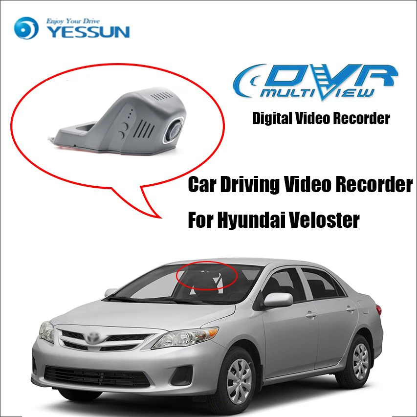 

YESSUN for Hyundai Veloster Novatek 96658 Registrator Dash Cam Original Style Car DVR Mini Wifi Camera Driving Video Recorder