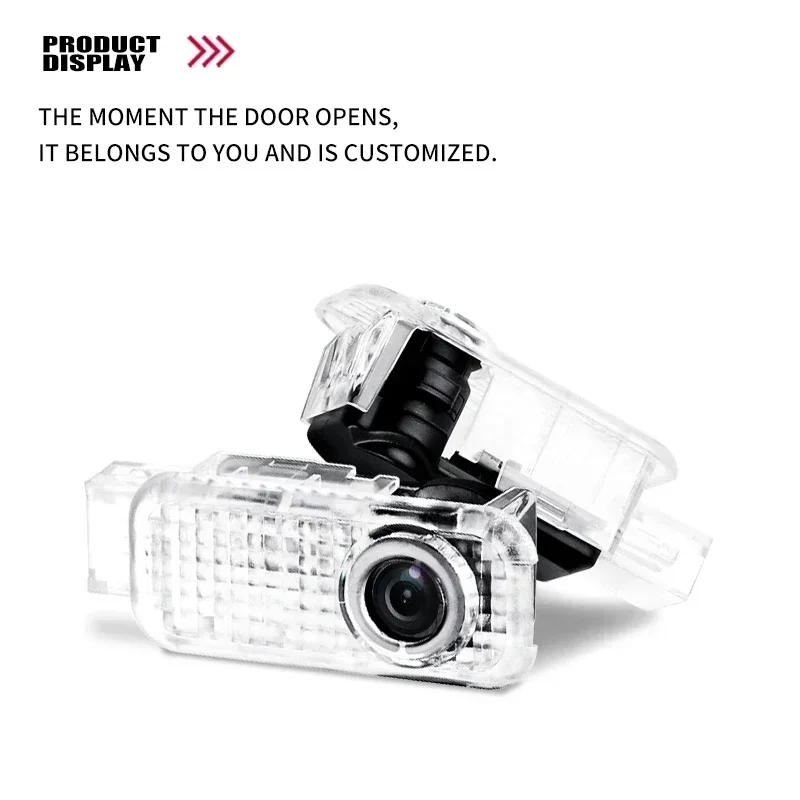 2X светодиодная лампа для проектора Ghost Shadow дверь автомобиля приветственный свет