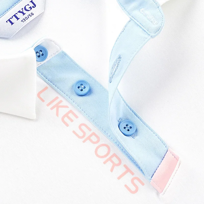 Тренировочная футболка для гольфа с длинными рукавами рубашка поло мальчиков и