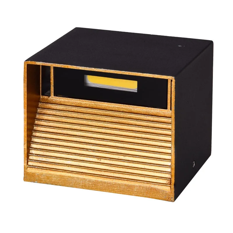 

Wall Lamp Outdoor COB Waterproof Indoor for KTV Bar Room Living Room Home Wall Room Decor Garden 12W Up Down Aluminum Square