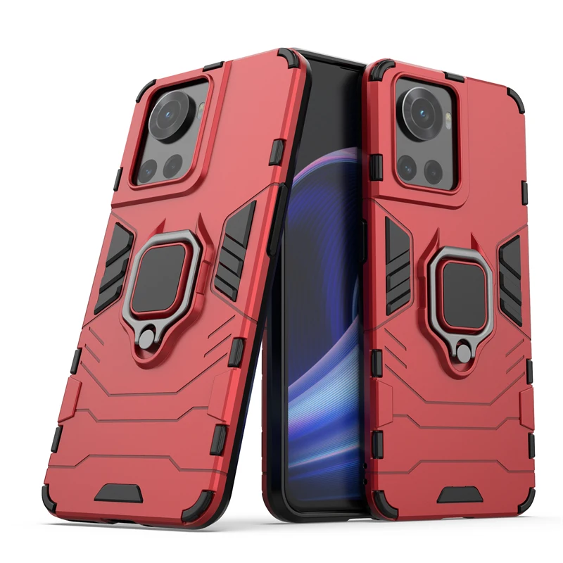 phone case for oneplus ace case oneplus ace cover new shockproof back hard ring magnetic holder cover for oneplus 10r ace fundas free global shipping
