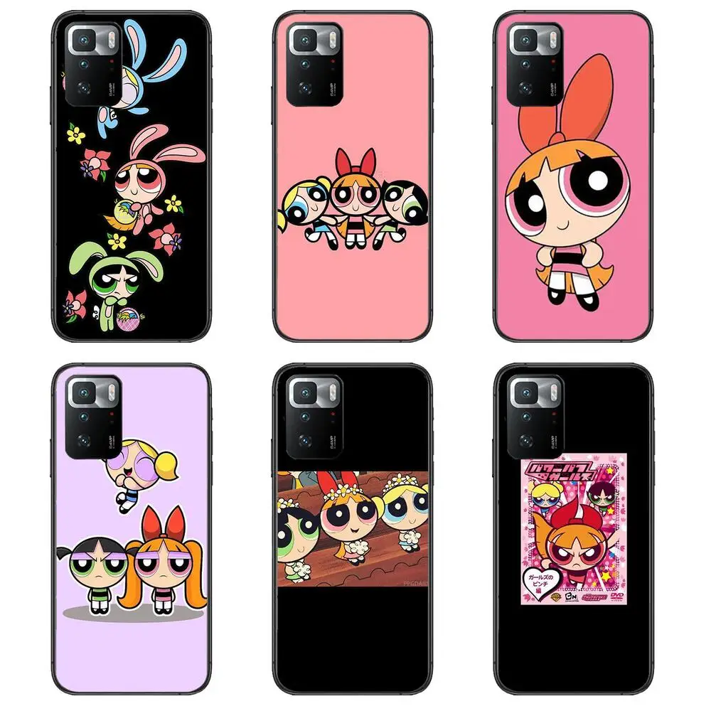 

The Powerpuff Phone case For Redmi Note 4 5a 5 6 7pro 7 8 8pro 8t 9 pro max 9s 9t 10 10pro Phone cover soft