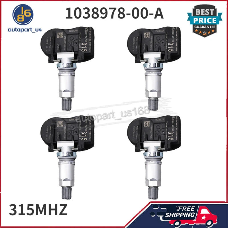 

Система контроля давления в шинах Tesla Model S Tesla Model X, 315 МГц, TPMS 1038978-00-A 103897800A 1038978 00 A