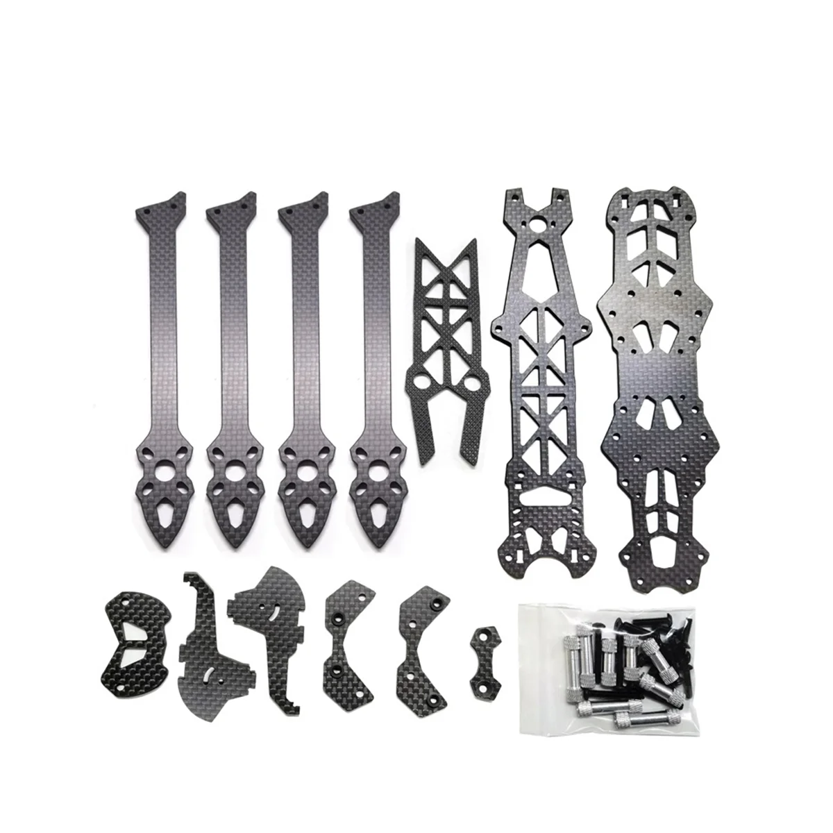 

MARK4 7 Inch Portable Convenient Carbon Fiber HD Version Rack Drone FPV Carbon Fiber Drone,Without Prints