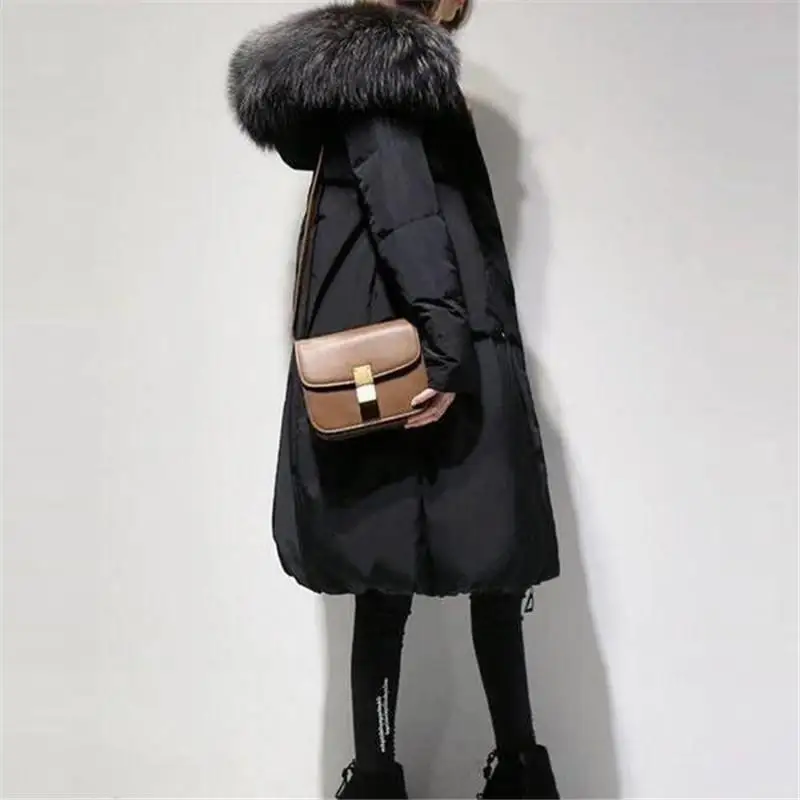 Women Xl-5xl Winter Jacket Cotton-padded Jacket Plus Size Women's Mid-length Loose Padded Cotton Jacket Autumn Winter Fashion