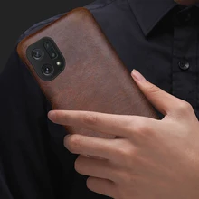 Genuine Leather Phone Case For OPPO Find X5  R15 R17 Reno Z 2 2Z 2F 3 Pro Ace A5 A9 2020 A11X K3 K5 Crazy Horse Skin Back Cover