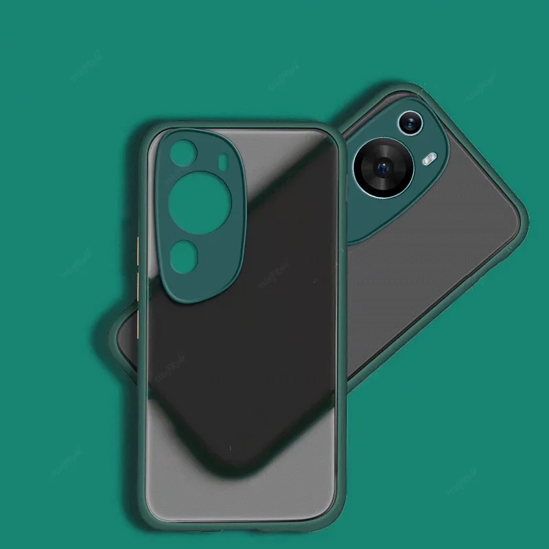 For Cover Huawei P60 Art Case Huawei P60 Art Capas New Shockproof Bumper Clear Armor Matte Translucent For Fundas Huawei P60 Art