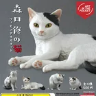 Японские капсульные игрушки Kitan Gashapon, милые белые коты KITAN CLUBE, настольные украшения, модель кошки Moriguchi's Cat