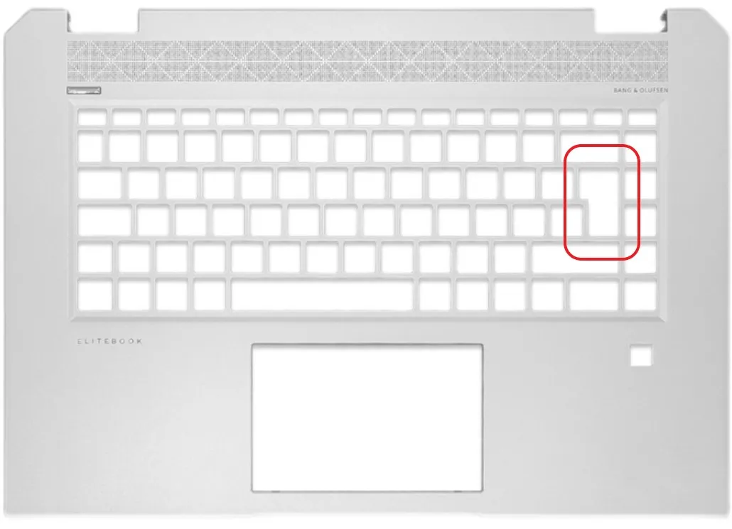 YUEBEISHENG New/Org For HP ZBook Studio X360 G5 LCD back cover /Palmrest keyboard upper Silver |