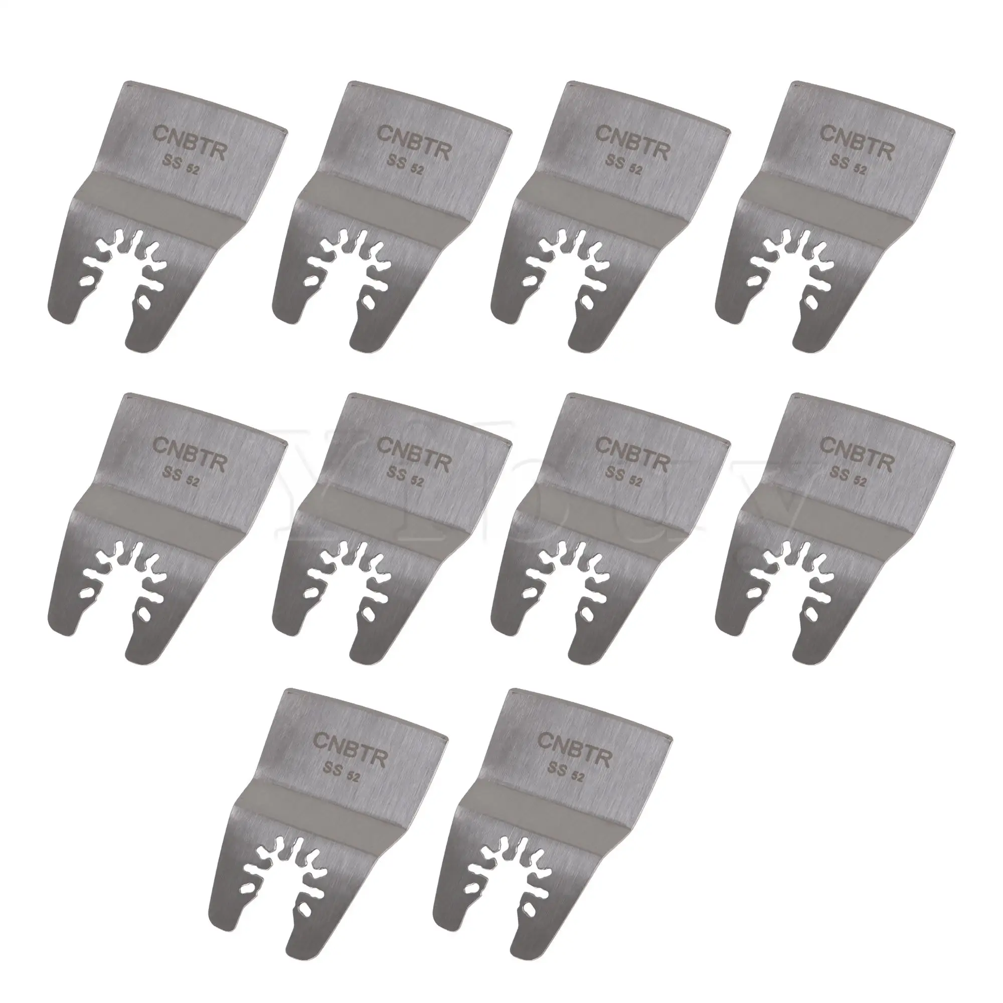 

10x Oscillating Rigid Scraper 2.8x2.05inch Metal for Paint Removing