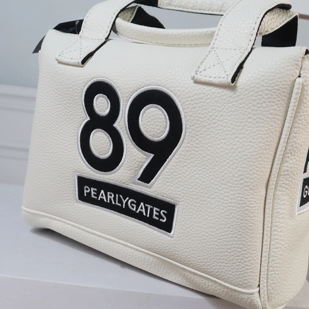 2023 PG New High Quality Leather Golf Bags Outdoor Sports Storage Handbag for Men and Women Universal Golf Clothing Bag