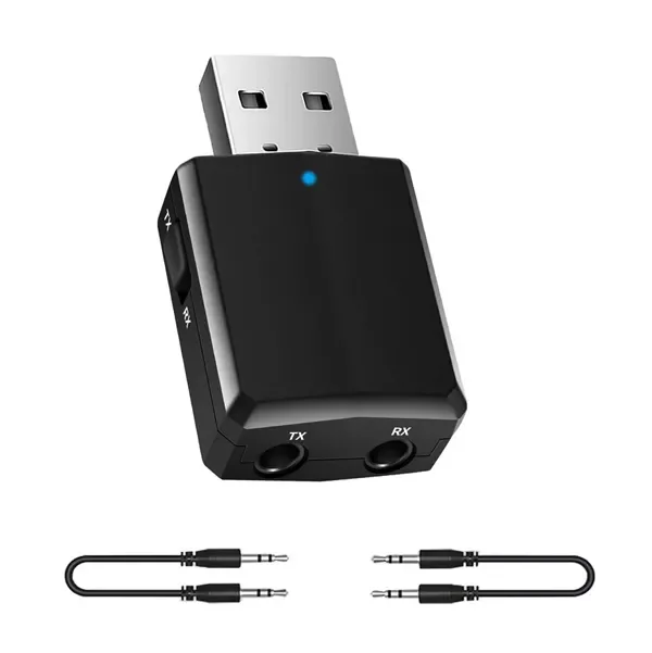 

Bluetooth Receiver Transmitter Mini Stereo Bluetooth 5.0 Audio AUX RCA USB 3.5mm Jack For TV PC Car Kit Wireless Adapter