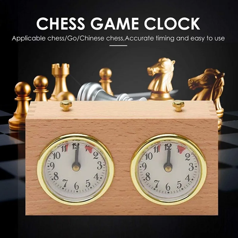 

Timer, No battery,Professional Digital International Chess Clock, Wooden Count Up Down , Wood ,Pine material,Retro design
