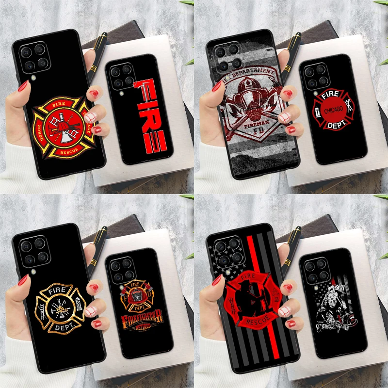 Фото Чехол Firefighter Fire Department Fireman для Samsung Galaxy M20 M15 M55 M31s M51 M21 M11 M13 M33 M53 M52 M32 M12 M14 M34 M54 №1