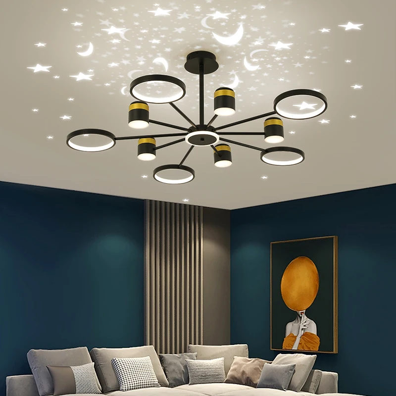 Nordic светильник роскошные светильники для гостиной спальни со звездами столовой