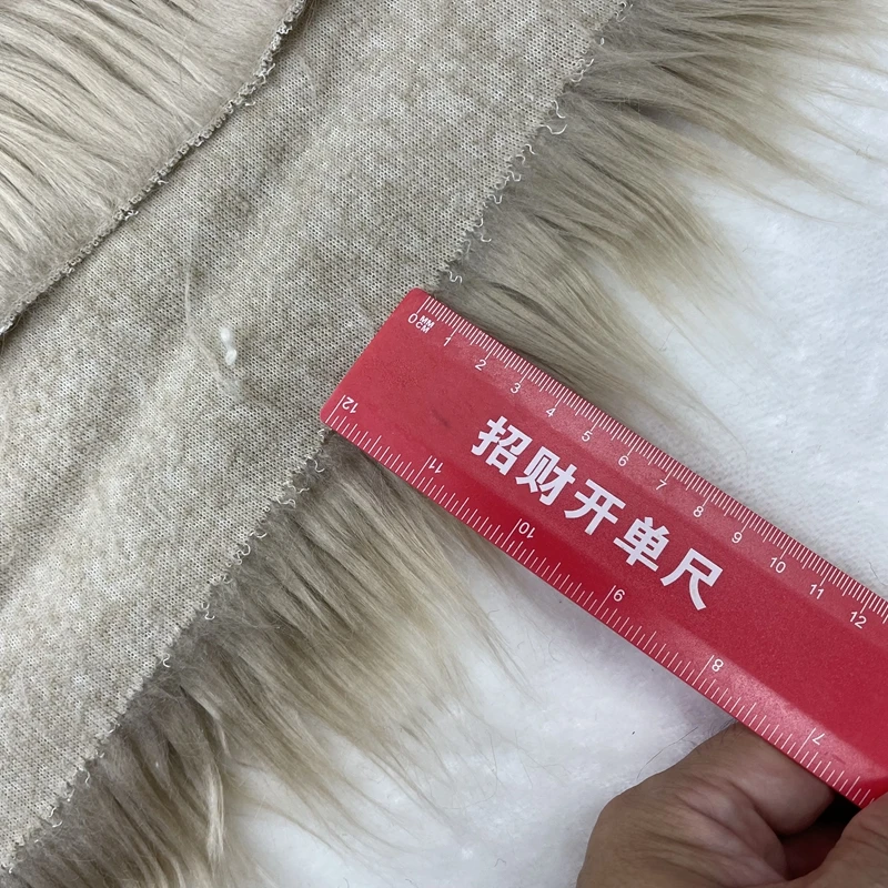 25x45cm Small Piece 28 Colors Green Orange Purple Brown 7cm Long Plush Fake Wool Fur Fabric For Doll Hair Animal Ears - купить по