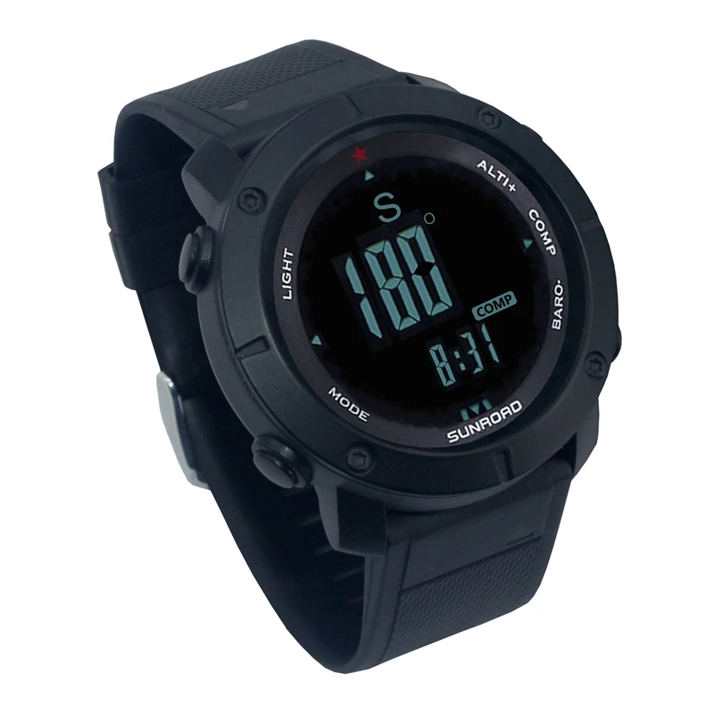 

Brand Smart Sport Watches 50M Waterproof Outdoor Camp Altimeter Compass Barometer Calorie Pedometer Stopwatch Weather Forecast