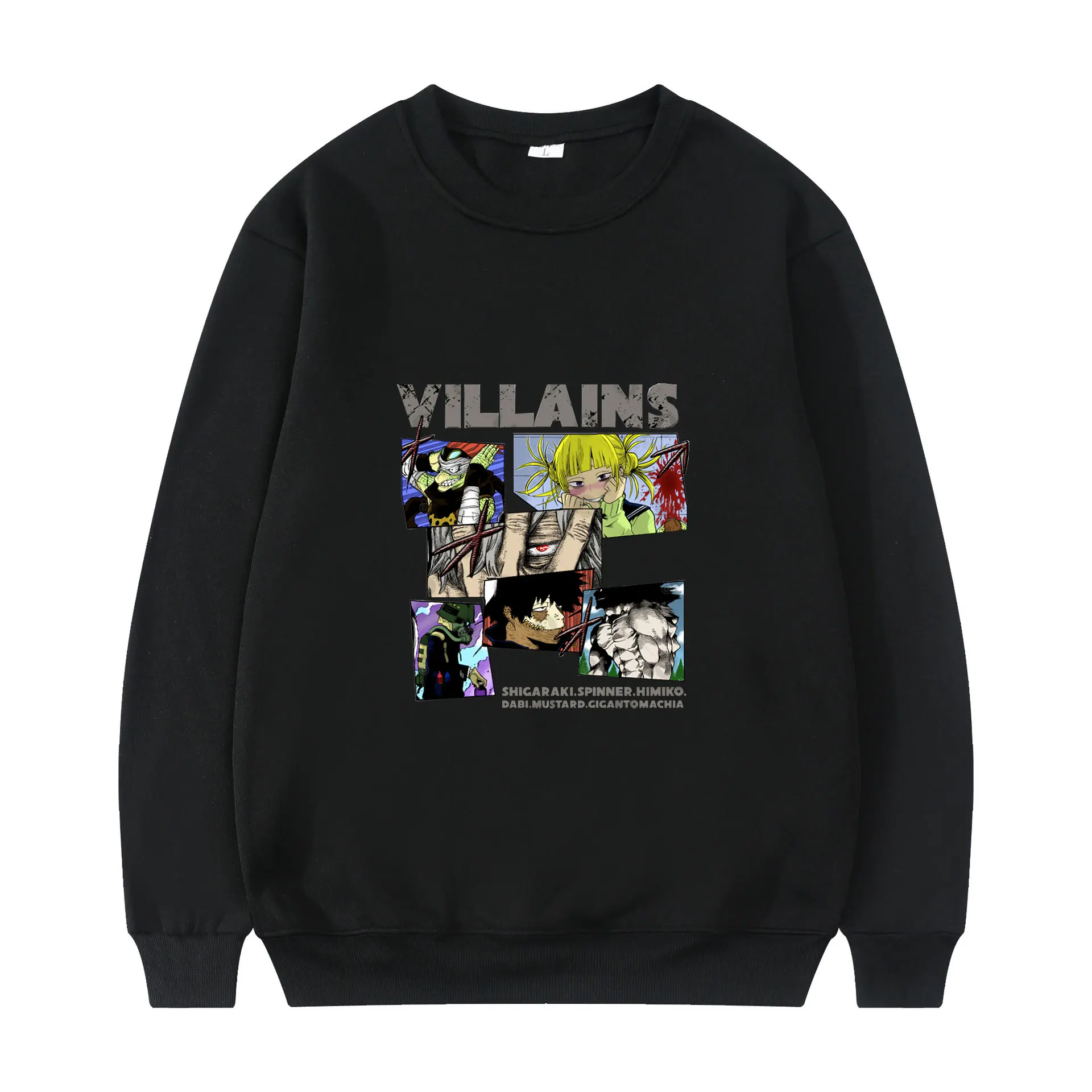 

Anime My Hero Academia My Villain Academia Classic Fashion Anime Print Winter Long Sleeve Casual Loose Sports Couple Sweatshirt