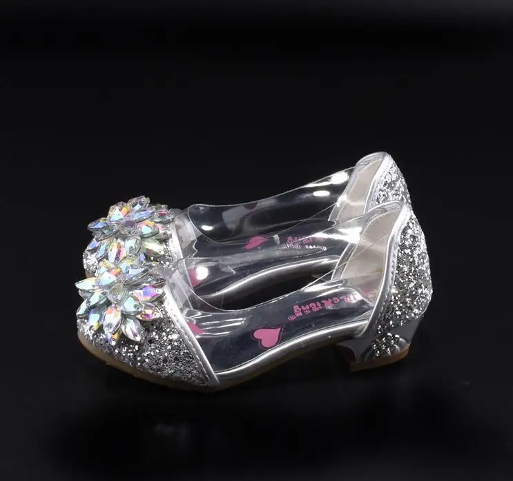 Fashion Princess Crystal Bright Diamond Leather Girl Princess Single Girl Performance High Heels Shoes 3 Fashion Princess Crystal Bright Diamond Leather Girl Princess Single Girl Performance High Heels Shoes 3