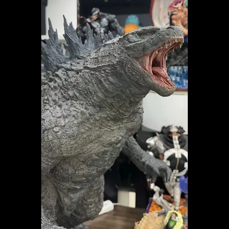 Аниме Godzilla VS King Kong Фигурки GK 50 см Heat Rays Освещенная модель фильма ПВХ Настольные