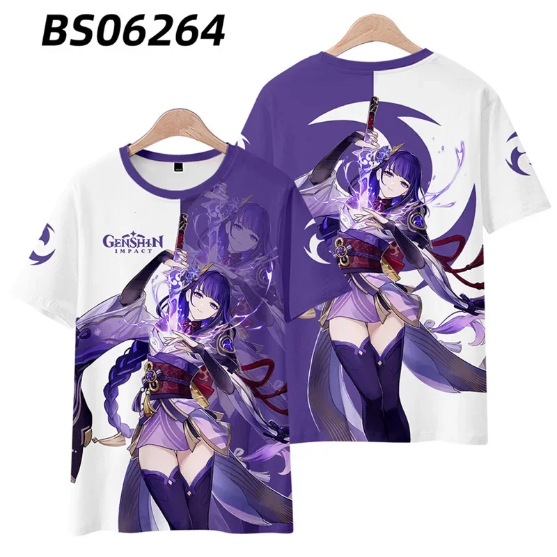 Футболка унисекс с 3D-принтом Kukishinobu и круглым вырезом