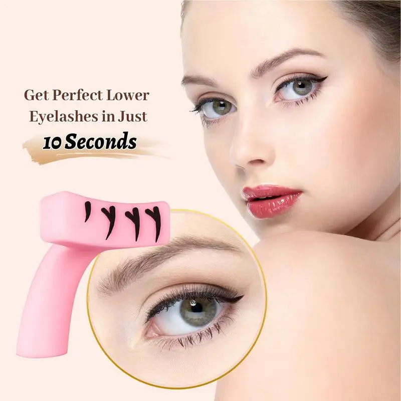 

Silicone False Eyelashes Stamp Reusable Natural Eyelash Seal Extension Stamp Stencil Eye Lash Applicator For Make Up Beginner