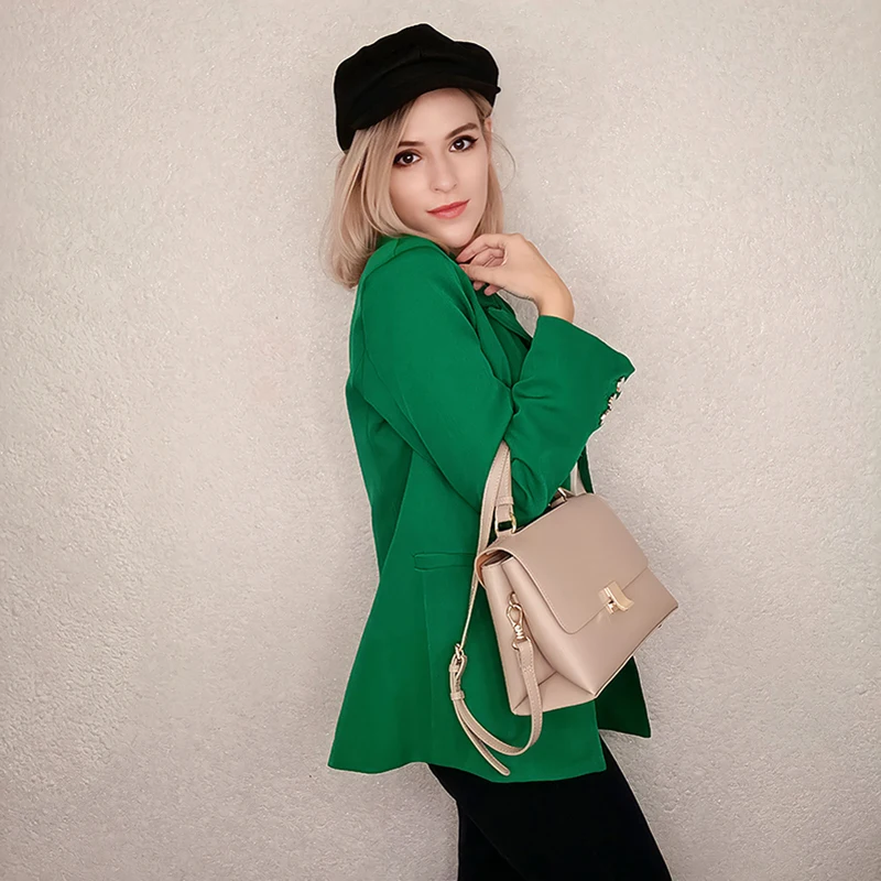 Cnoles Brand Genuine Leather Women's Bag Soft 2022 Fashion Versatile Handbag Shoulder Bag Large Capacity Portable Crossbody Bag