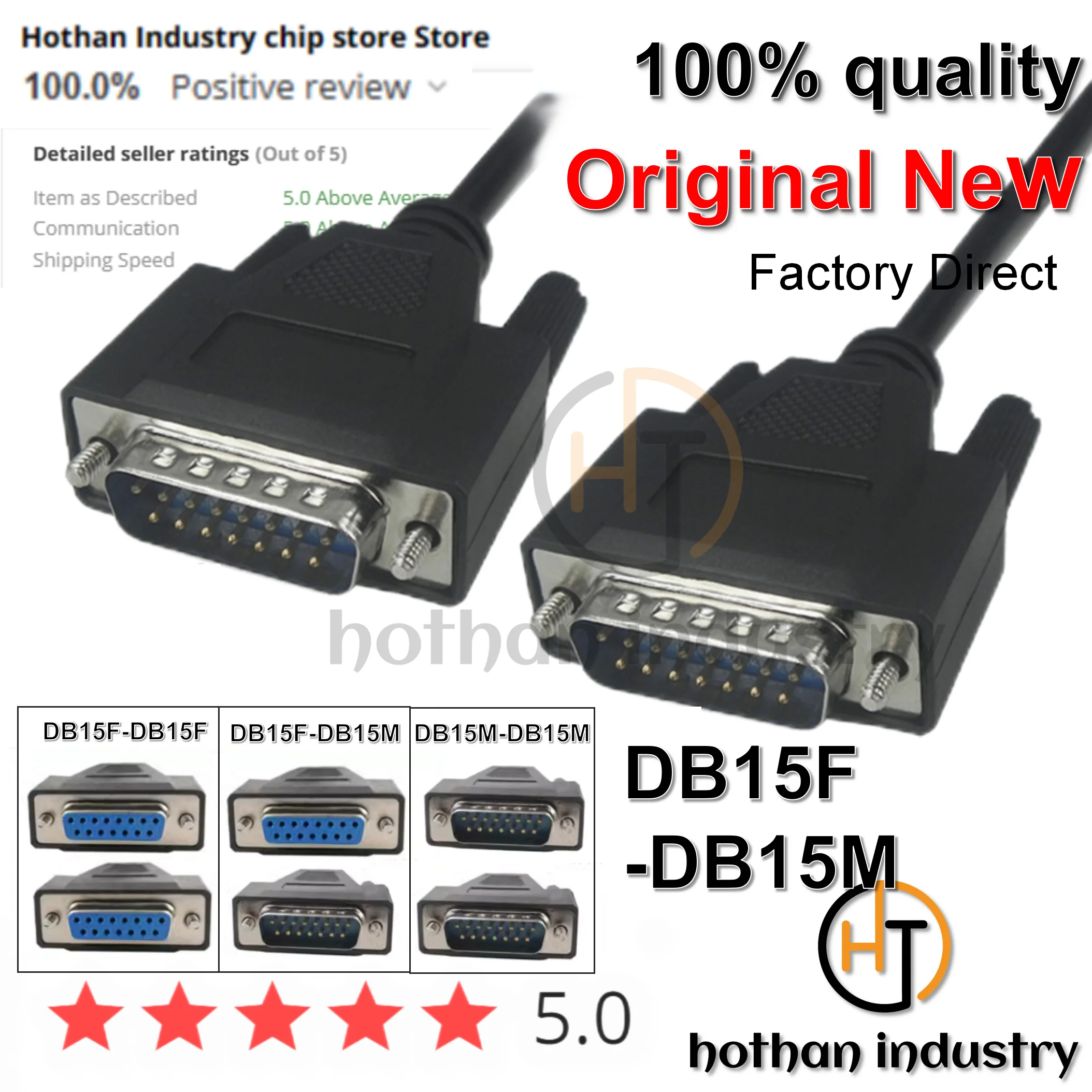

【1 шт.】1-15 м соединительный кабель DB15 «папа-мама» 15-контактный кабель для передачи данных 2 ряда 15-контактного кабеля последовательного параллельного порта