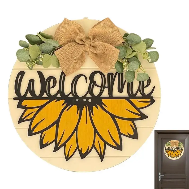 

Подсолнух, знак приветствия, цветок, знак входной двери, Подсолнух, домашний декор, Знак Приветствия для входной двери, стоячий весенний зна...
