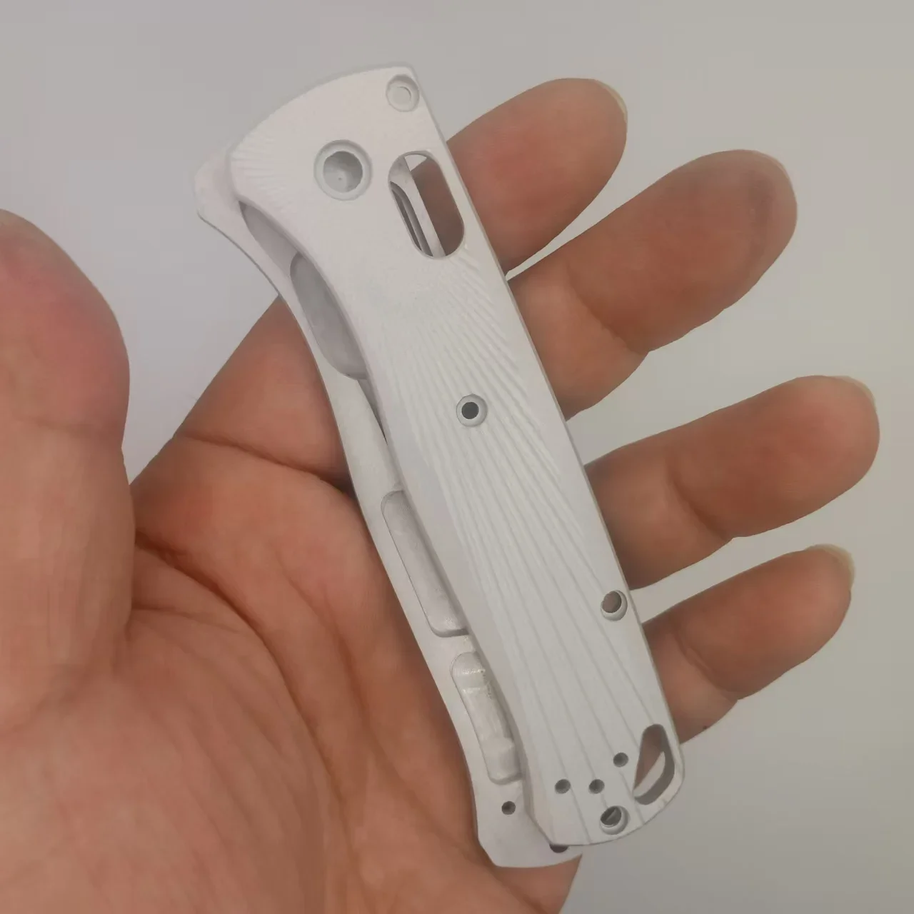 1 пара алюминиевых пескоструйных весов с ручкой сделай сам для Benchmade Bugout 535