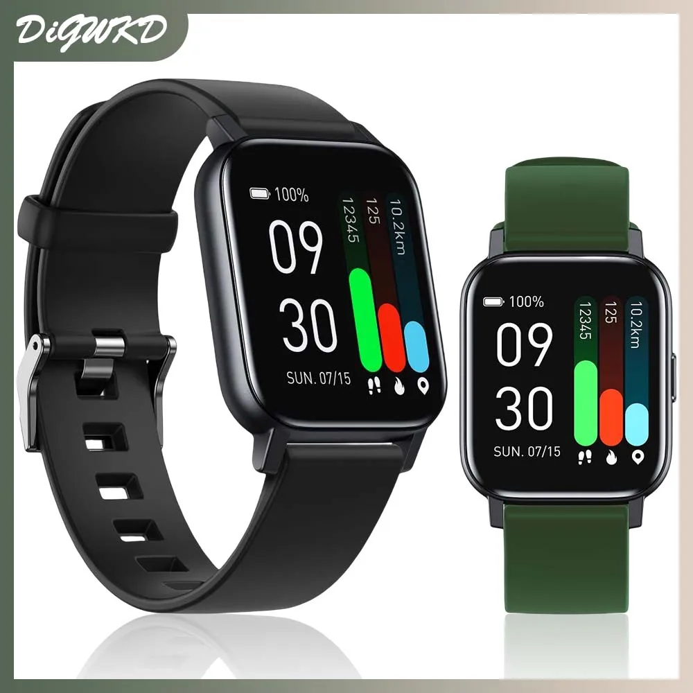 

DIGWKD Smart Watch Men Women Blood Oxygen Pressure Heart Rate Sleep Monitoring Fitness Tracker Health Bracelet Sport Smartwatch