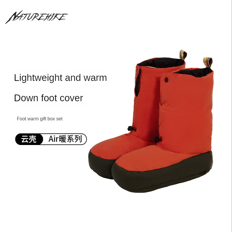 Naturehike Outdoor Camping Down Foot Cover Winter Outdoor Breathable and Warm Wool Socks Down Foot Cover shoes socks set