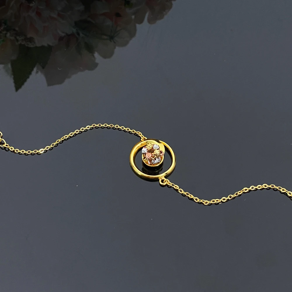 Фото Винтажный комплект ювелирных изделий с медным покрытием Flora Rotundity Design - ожерелье и серьги, подарочный набор для женщин, день рождения, годовщина, фестиваль №3