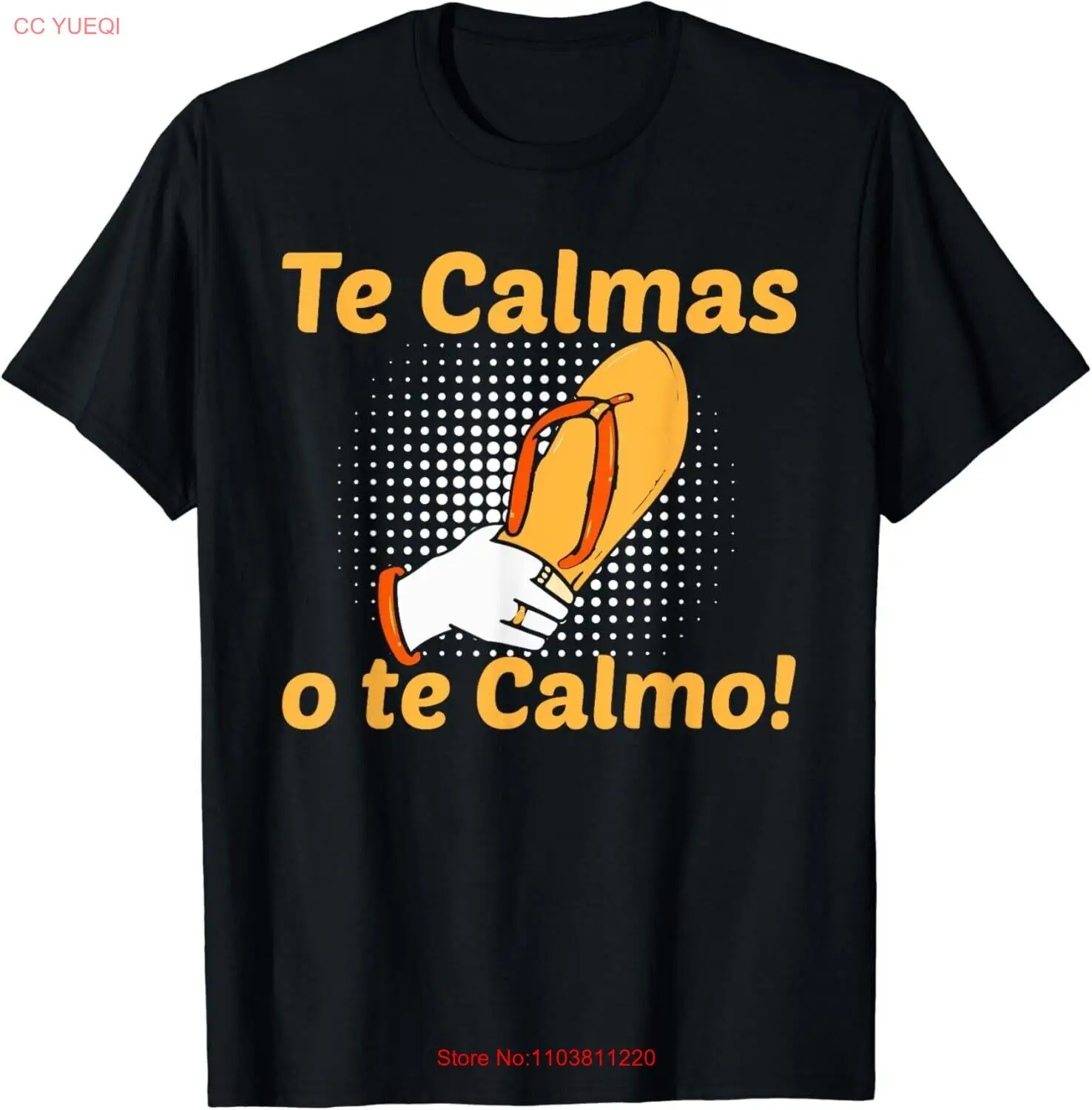 Забавная испанская мама выражение Te Calmas O Calmo подарок унисекс футболка