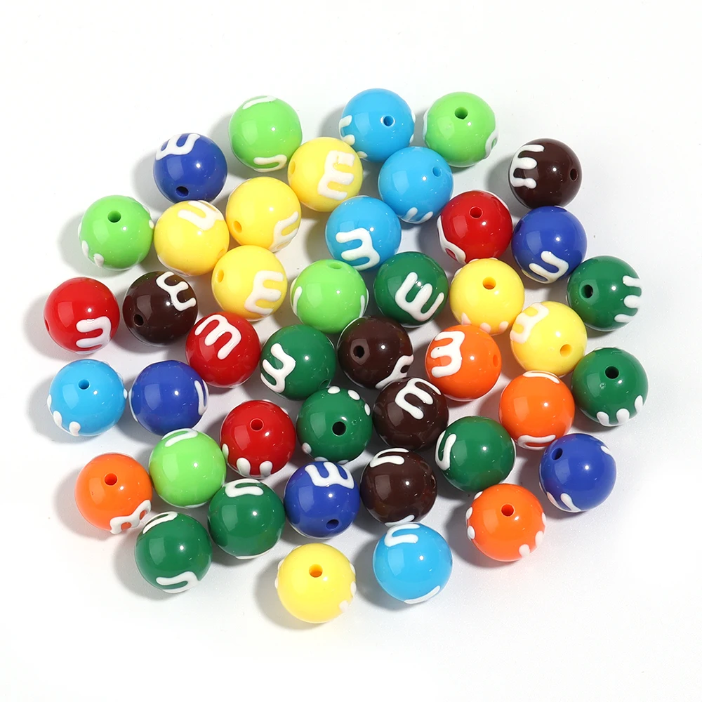 10 шт. акриловые Круглые бусины 14 мм